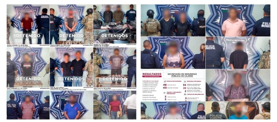 RESULTADOS DE TRABAJO DE LA SSPM CONTRA LA DELINCUENCIA