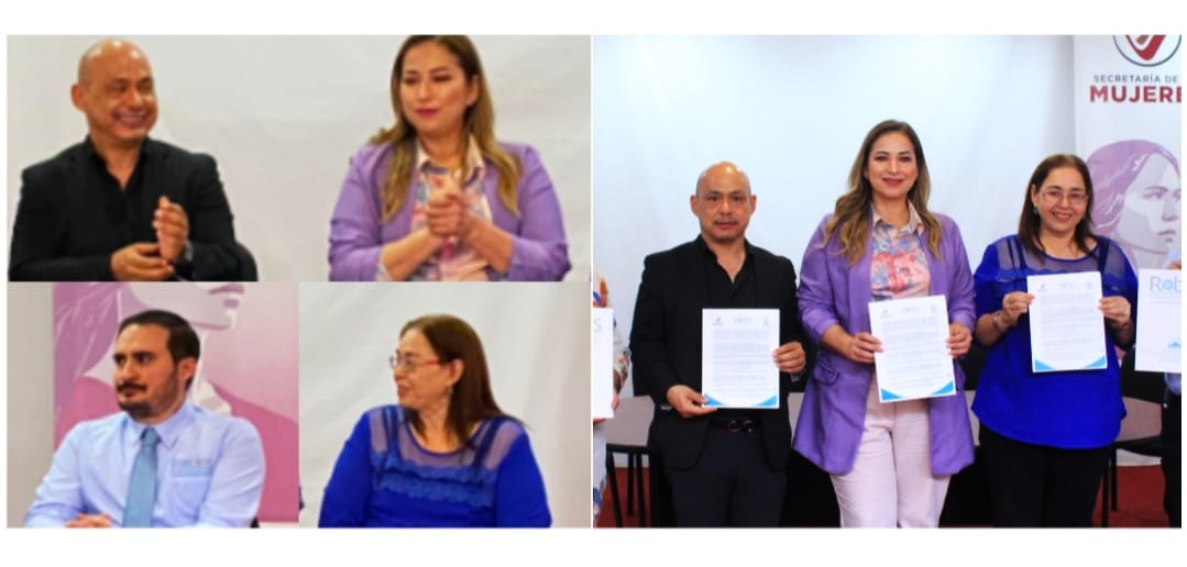 FIRMA SECRETARÍA DE LAS MUJERES CONVENIO DE COLABORACIÓN UNIDAD DE DUELO
