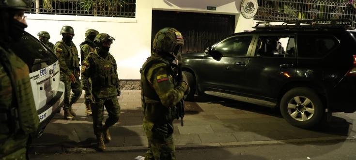 La ONU y la Unión Europea condenan el asalto policial de Ecuador a la embajada mexicana en Quito