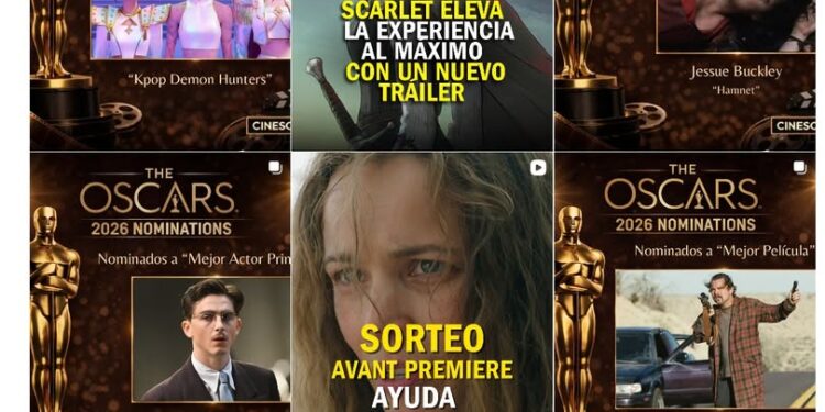 NOMINADOS PARA EL OSCAR 2026