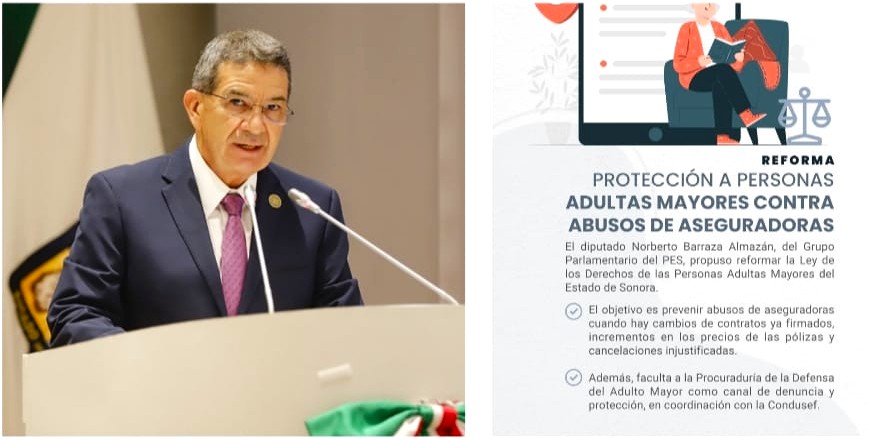 Diputado Norberto Barraza busca sancionar los abusos de aseguradoras contra personas adultas mayores