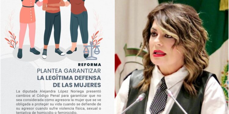 Ni una más sin protección: Alejandra López Noriega propone ley de legítima defensa
