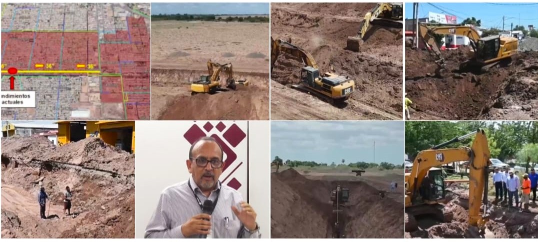 PRESENTA OOMAPAS OBRAS PRIORITARIAS PARA MEJORAR EL DRENAJE SANITARIO EN CAJEME