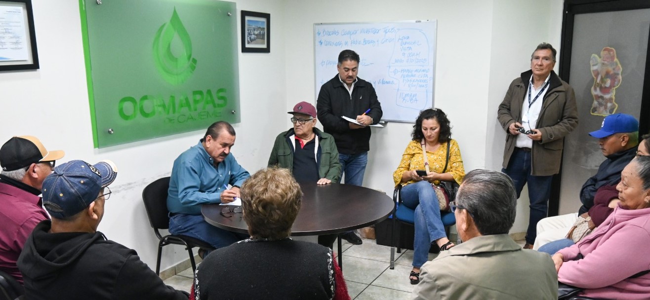 ATIENDE OOMAPAS DE CAJEME SOLICITUDES DE VECINOS DE COLONIA TEPEYAC