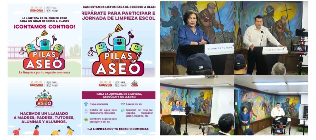 ¡PILAS CON EL ASEO! INVITAN AYUNTAMIENTO Y SEC A JORNADA DE LIMPIEZA EN ESCUELAS