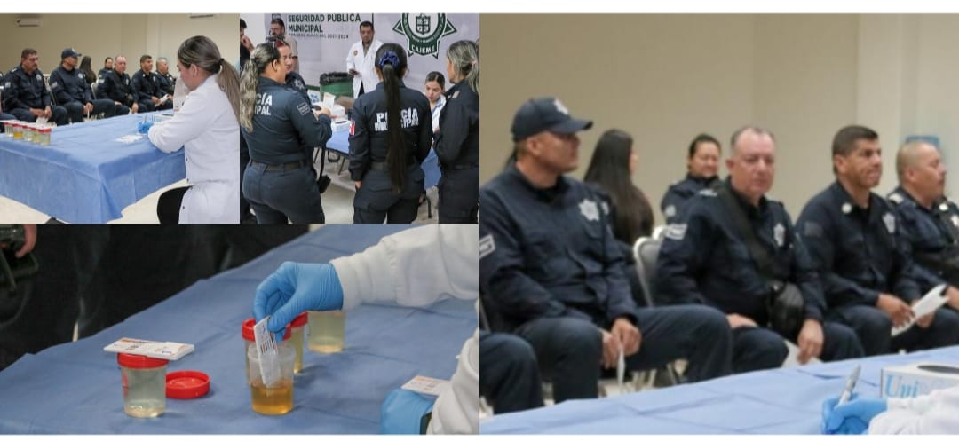 REALIZA SSPM EXAMEN TOXICOLÓGICO A LAS Y LOS AGENTES