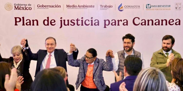 Gobernador Durazo hizo historia en 2025: dio solución a huelga de Cananea y justicia ambiental para Río Sonora con respaldo de Presidenta Sheinbaum