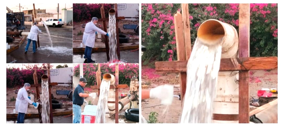 FINALIZAN PRUEBAS DE AFORO DE POZO HUAMANTLA AL SUR DE CAJEME