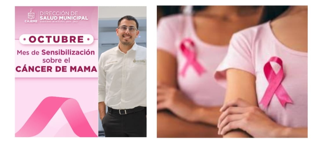 EMITE SALUD MUNICIPAL RECOMENDACIONES PARA LA PREVENCIÓN DEL CÁNCER DE MAMA