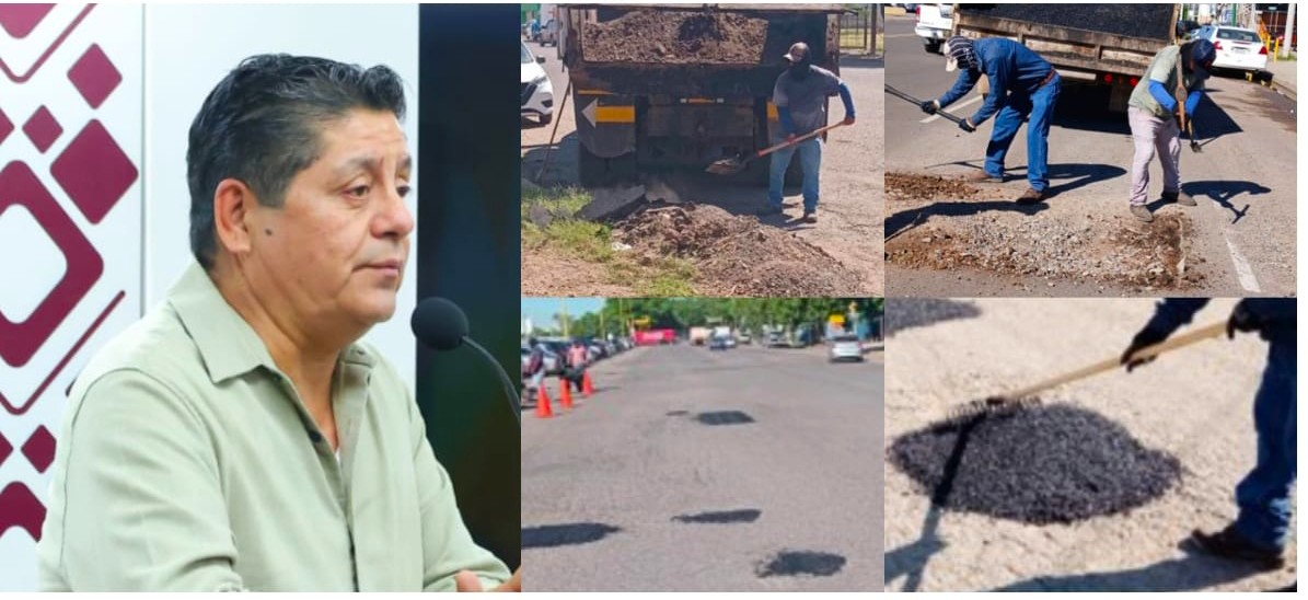 CONTINÚA PROGRAMA DE BACHEO EN DIVERSAS ZONAS DEL MUNICIPIO