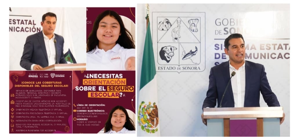 Beneficia Gobierno de Sonora a cerca de 700 mil estudiantes con seguro escolar