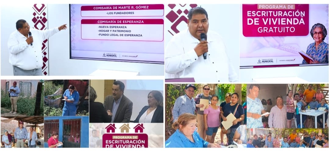TRABAJA FUERTEMENTE AYUNTAMIENTO DE CAJEME EN PROGRAMA DE ESCRITURACIÓN