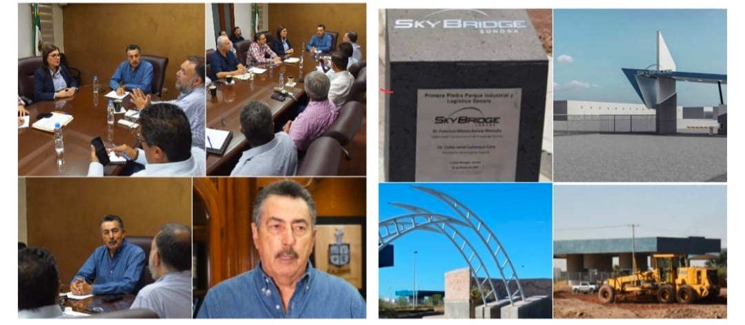 AVANZA CONSTRUCCIÓN DE NAVES DEL PARQUE INDUSTRIAL Y LOGÍSTICO SKYBRIDGE SONORA