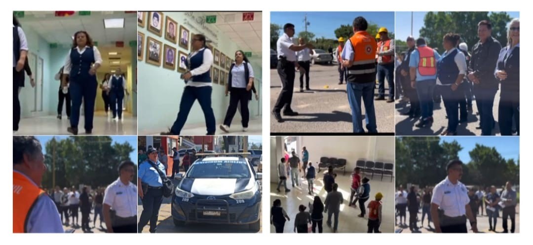 PARTICIPA SSPM EN SIMULACRO DE SISMO EN CONMEMORACIÓN DEL DÍA INTERNACIONAL DE PROTECCIÓN CIVIL