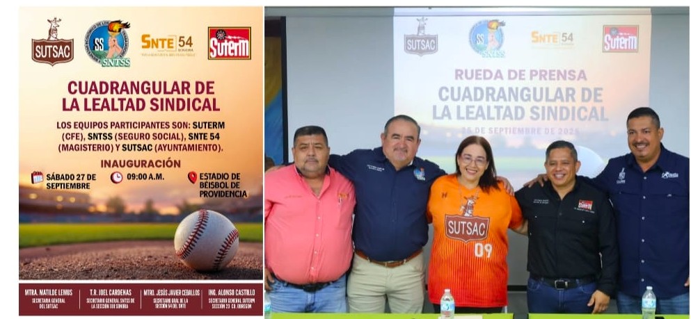 INVITAN SUTSAC Y AYUNTAMIENTO AL CUADRANGULAR POR LA LEALTAD SINDICAL