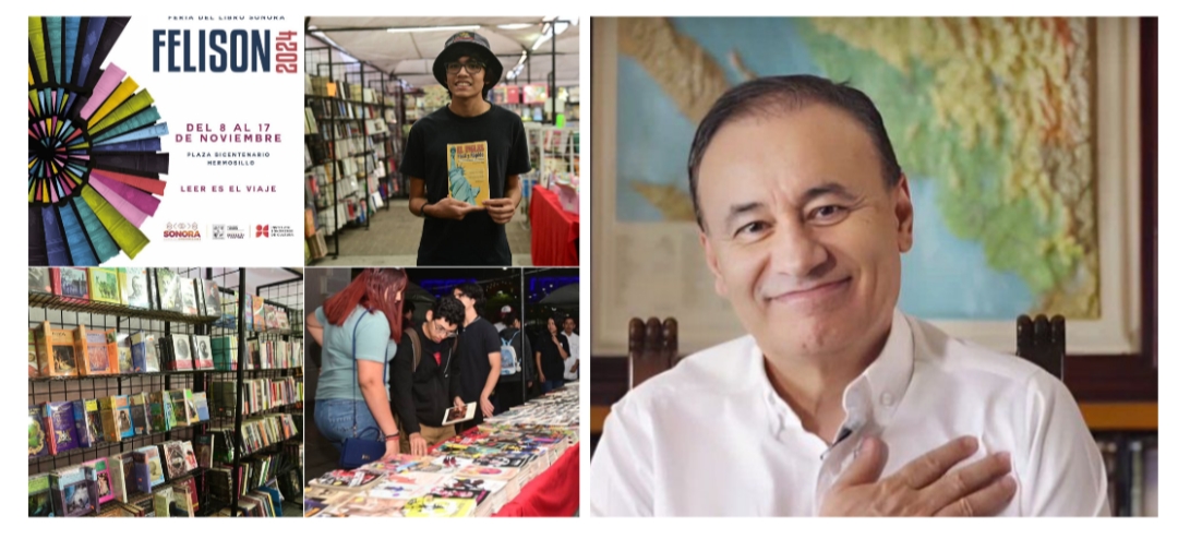 Promueve Gobernador Durazo la cultura y literatura sonorense en la 24 edición de Felison