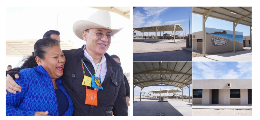 Construye Gobernador Durazo complejo educativo en Puerto Libertad a través del Plan Sonora para estudiantes de nivel básico