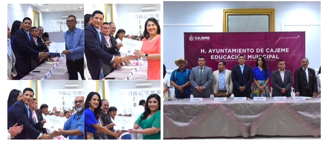 RECONOCEN AYUNTAMIENTO Y SEC A MAESTRAS Y MAESTROS EN SU DÍA