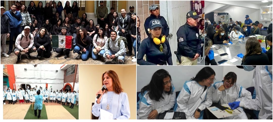 Participa alumnado de la UES en Gira Internacional Táctica y Forense Colombia-México 2025