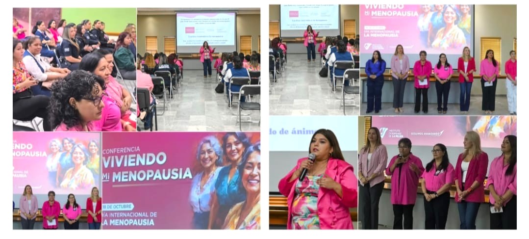 IMPARTE INSTITUTO CAJEMENSE DE LA MUJER CONFERENCIA «VIVIENDO CON MI MENOPAUSIA»
