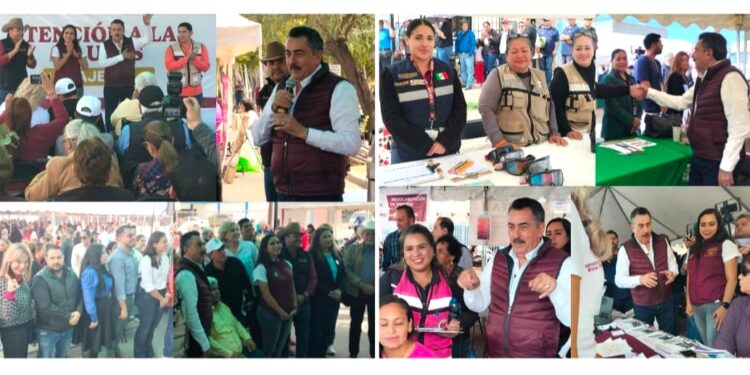 LLEVA JAVIER LAMARQUE SERVICIOS DIRECTOS A LAS COLONIAS CON LA 25ª JORNADA POR LA PAZ EN CAJEME