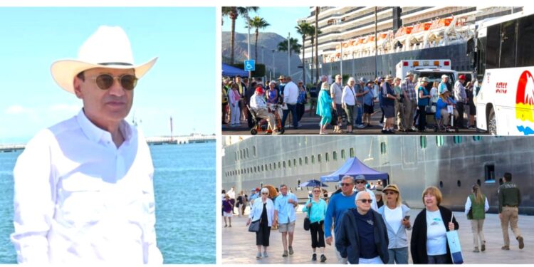 Llega crucero a Puerto de Guaymas: Alfonso Durazo posiciona a Sonora en rutas internacionales de cruceros