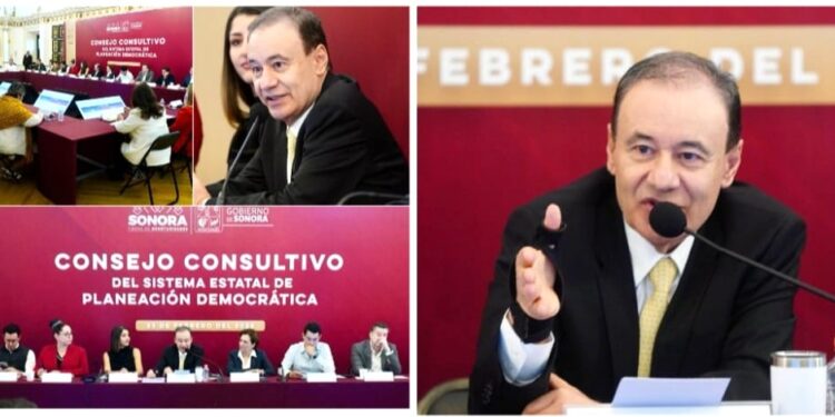 Gobernador Durazo alinea Plan Estatal con Plan Nacional de Desarrollo para reforzar proyectos clave en Sonora