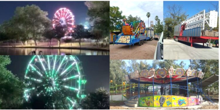 AVANZA INSTALACIÓN DE JUEGOS MECÁNICOS EN EL PARQUE INFANTIL OSTIMURI