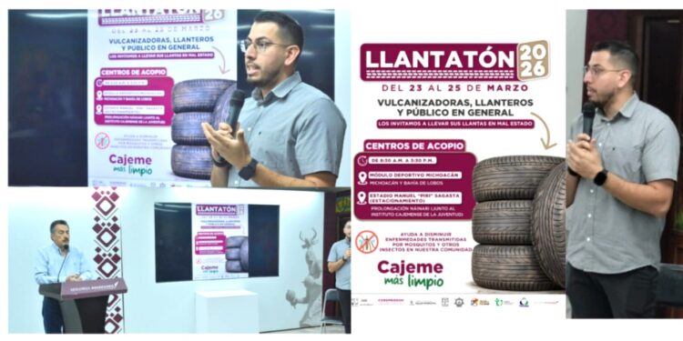 ARRANCA SEXTA EDICIÓN DEL “LLANTATÓN 2026” POR UN CAJEME MÁS LIMPIO