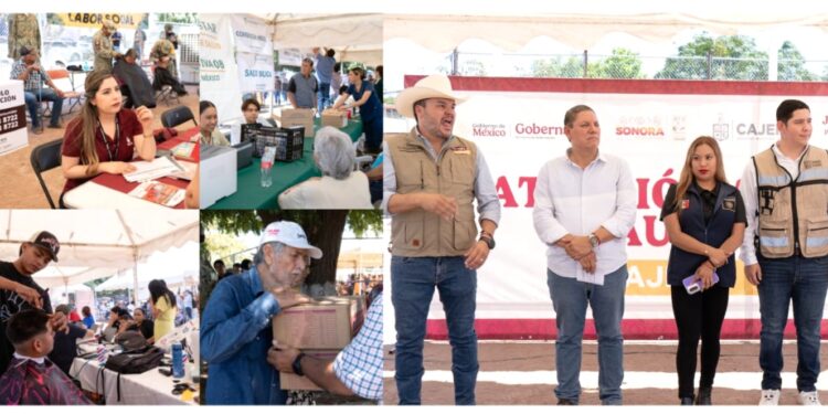 LLEVAN TRES NIVELES DE GOBIERNO FERIA DE LA PAZ Y JORNADA DE SERVICIOS A LA COLONIA SONORA