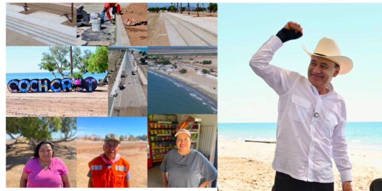 Gobernador Durazo expande oferta turística con nuevo Malecón “El Cochórit” al 93% listo