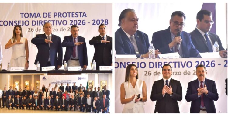PARTICIPA JAVIER LAMARQUE COMO TESTIGO DE HONOR EN RELEVO DE CONSEJO DIRECTIVO CANACO SERVYTUR 2026-2028