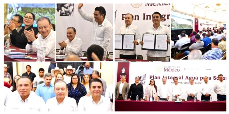 Presidenta Sheinbaum invierte más de 11 mil 500 millones en obras hídricas; garantiza 15% más de agua en Hermosillo: Durazo