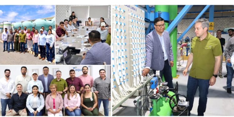 Encabeza Omar Del Valle Colosio visita a planta desaladora de agua Guaymas–Empalme