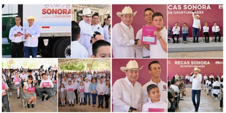 Disminuye en Sonora 13% la deserción escolar con programa de becas de Gobernador Durazo