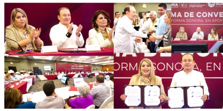 Gobernador Durazo impulsa 470 obras públicas para atender rezagos en municipios de Sonora