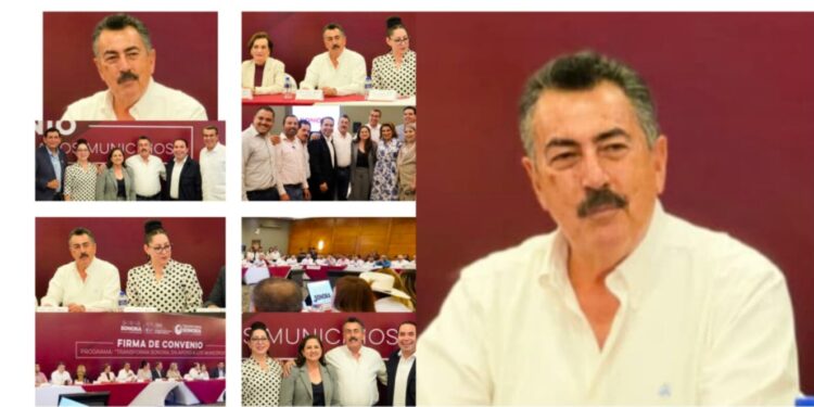 PARA MÁS OBRAS COMUNITARIAS FIRMA JAVIER LAMARQUE CONVENIO DEL PROGRAMA TRANSFORMA SONORA