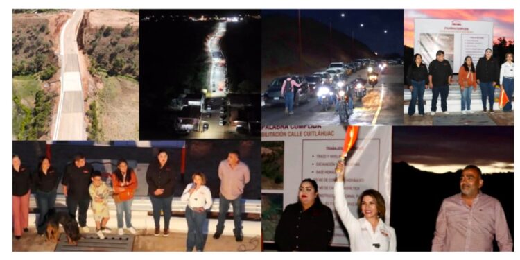 Transforma Esmeralda González la movilidad en Cananea con la entrega integral de la calle Cuitláhuac