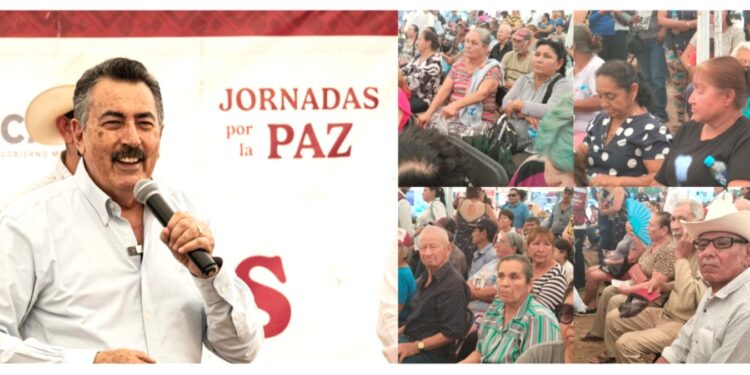ENCABEZA JAVIER LAMARQUE JORNADA 34 DE SERVICIOS POR LA PAZ Y LA SEGURIDAD SOCIAL EN CAJEME