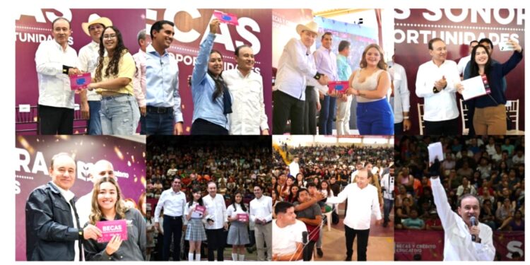 Gobernador Durazo impulsa becas universales para aliviar gasto familiar y mantener a jóvenes en clases
