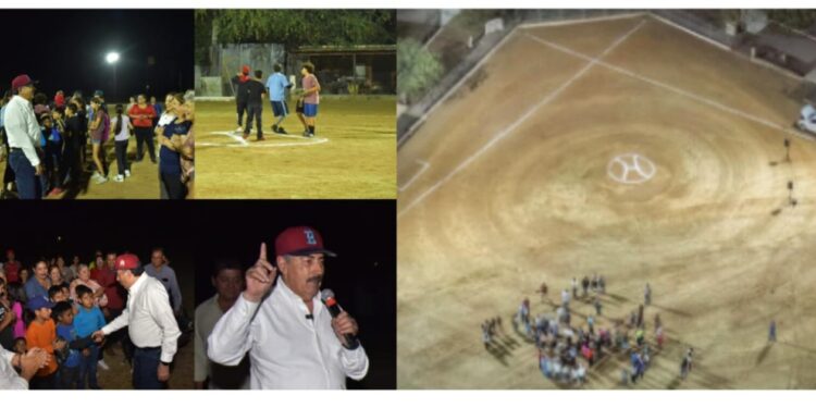 REHABILITA GOBIERNO DE CAJEME CAMPO DE BÉISBOL EN LA TINAJERA Y FORTALECE DEPORTE COMUNITARIO
