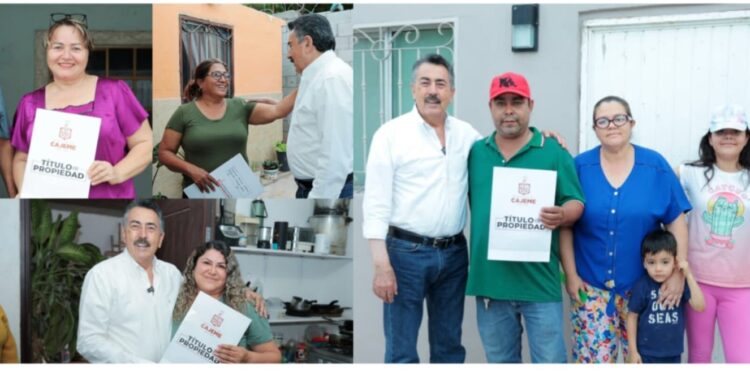 ENTREGA JAVIER LAMARQUE CERTEZA JURÍDICA A FAMILIAS DE LA CUAUHTÉMOC
