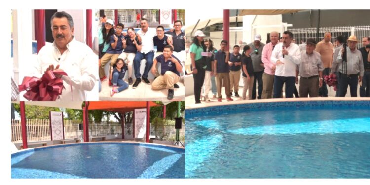 FORTALECE LAMARQUE INFRAESTRUCTURA RECREATIVA PARA LA NIÑEZ CAJEMENSE CON INAUGURACIÓN DE CHAPOTEADERO DEL DEPORTIVO ÁLVARO OBREGÓN
