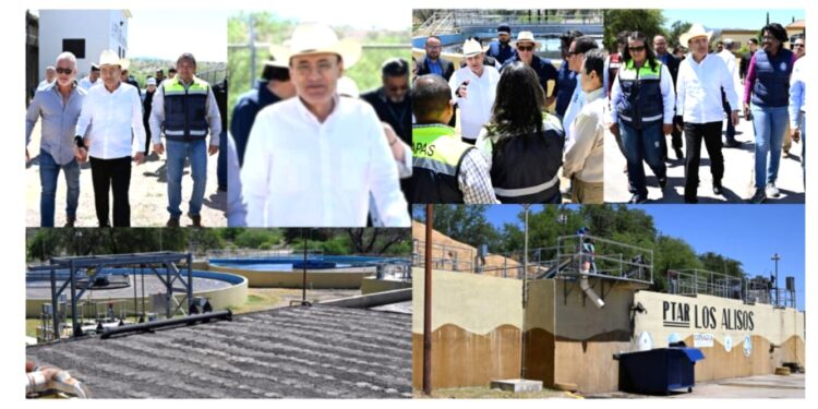 Gobernador Durazo arranca programa de saneamiento de agua en Nogales para garantizar abasto a la población