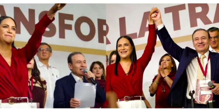 Unidad y fortaleza rumbo a 2027: Alfonso Durazo toma protesta a Ariadne Montiel como presidenta de Morena