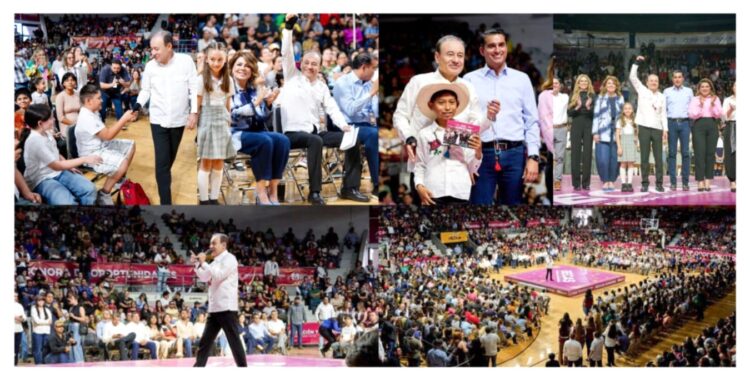 Avanza Sonora en educación: entrega Gobernador Durazo más de 4 mil becas a estudiantes de primaria