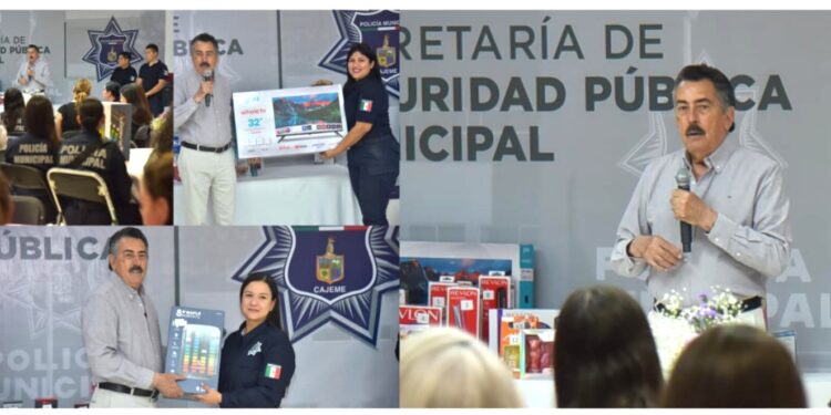 RECONOCE PRESIDENTE LAMARQUE A MADRES POLICÍAS Y PERSONAL DE LA SSPM
