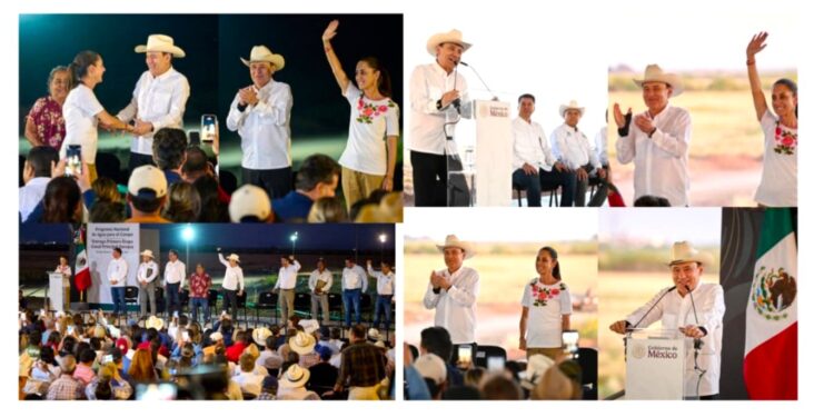 Gobernador Durazo y Presidenta Sheinbaum respaldan al campo sonorense con más de 6 mil 500 millones en obras hidroagrícolas