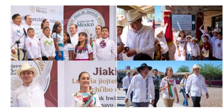 Con el Plan de Justicia Yaqui, Durazo y Sheinbaum fortalecen la educación indígena; operan 27 Comedores Escolares