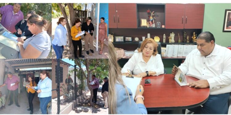  SINDICATURA DE CAJEME  VERIFÍCA SOLARES EN COLONIA BELTRONES